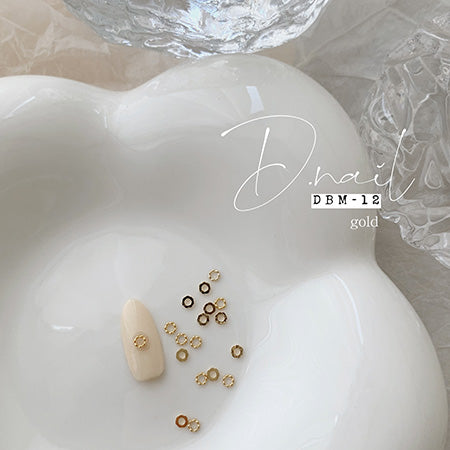 D. NAIL Deco Parts DBM -12 Gold