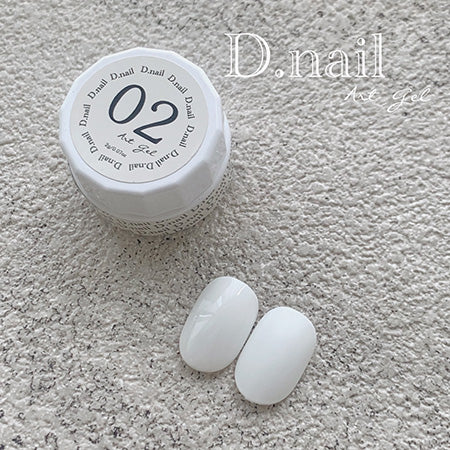 D. Nail Art Gel (Pole Gel) 02 White 2g