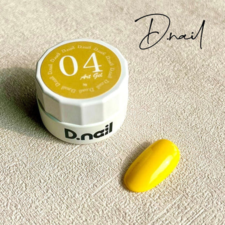 D. Nail Art Gel (Goku Gel) 04 Yellow 2g