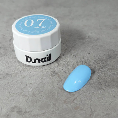 D. Nail Art Gel (Pole Gel) 07 Light Blue 2g