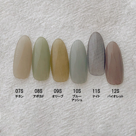 D. Nail Botanical Gel 6 Color Set ? (07S -12S)