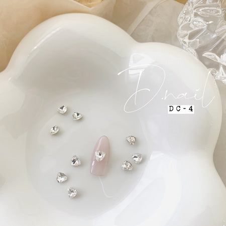 D. Nail Decoration Stone DC -04 Heart Clear M