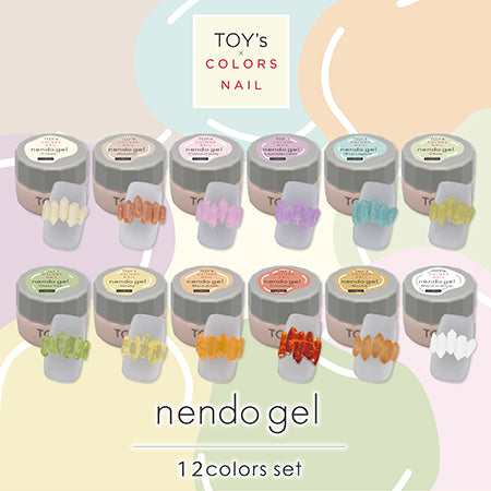 TOY'S �~ Inity NENDO GEL (Nendo Gel) T -CNDST12 COLORS NAIL 12 color set