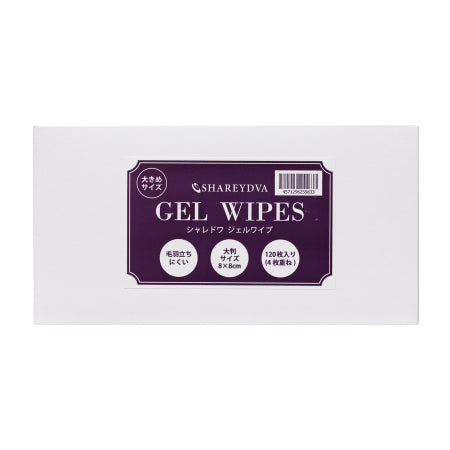 SHAREYDVA Gel Wipe Large 120 pieces (4 pieces) 80mm x 80mm