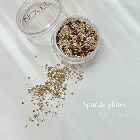 NOVEL SPARKLE GLITTER CHAMPAGN Novel Sparkle Glitter Champagne 1.1g