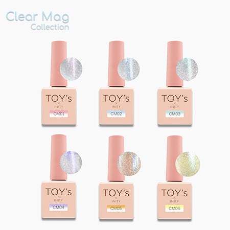 TOY'S x Inity Clear Mug Collection 6 -color set T -CMST6