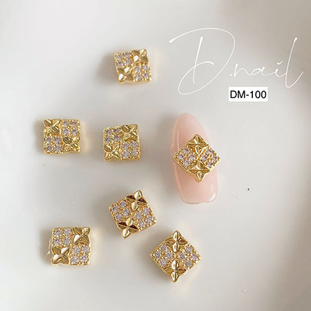 D. NAIL Jewelry Bijou Parts DM -100 Flower Diamond