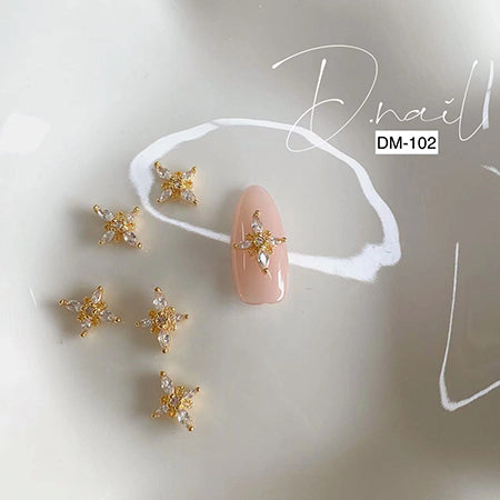 D. NAIL Jewelry Bijou Parts DM -102 Flower Bijou