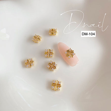 D. NAIL Jewelry Bijou Parts DM -104 Square bijoux