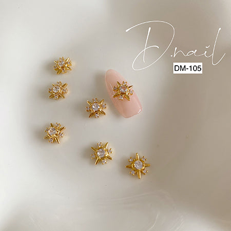 D. NAIL Jewelry Bijou Parts DM -105 Cross Flakes