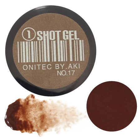 SHAREYDVA ONITEC One Shot Gel NO. 17 Chocolate 2g