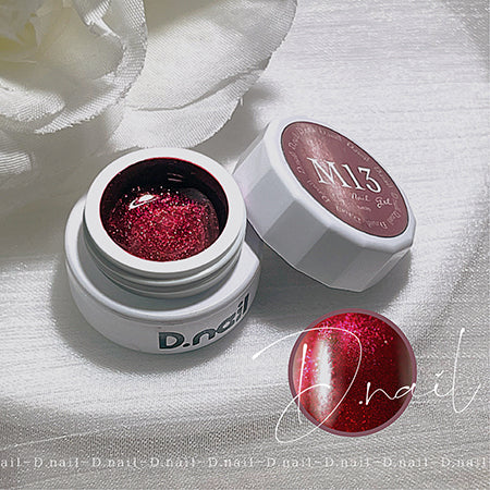 D. nail sherbet mag gel M13 silk rouge 3g