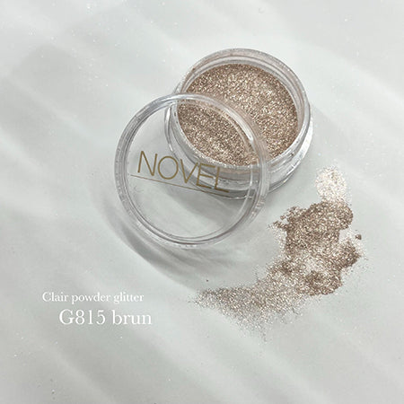 NOVEL G815 Claire powder glitter (brun) 1.5g Novel Claire powder glitter (brun)