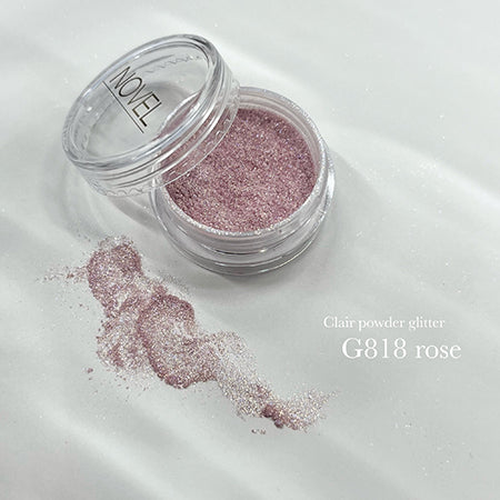 NOVEL G818 Claire powder glitter (rose) 0.8g Novel Claire powder glitter (rose)