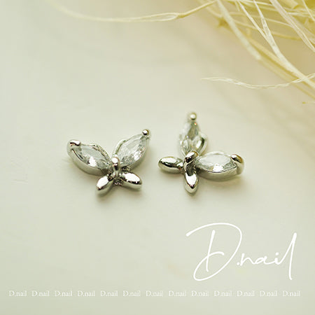 D. nail jewelry bijou parts DS-26 Shine Butterfly