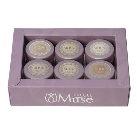 PREGEL Muse Bear Shear Skin Series 3g x 6 color set