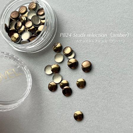 NOVEL P824 Studs selection (amber)