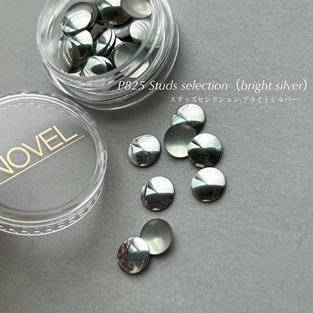 NOVEL P825 Studs selection (Bright silver)