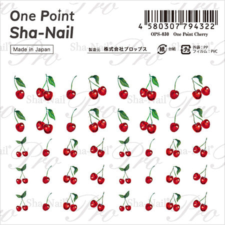 One point Sha Nail one point cherry