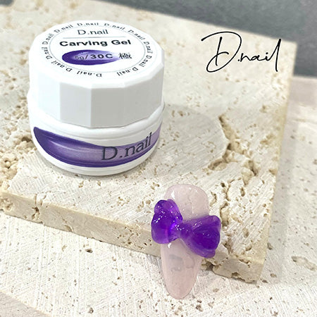 D. Nail Goku Carving Gel 30C Clear Purple 5g