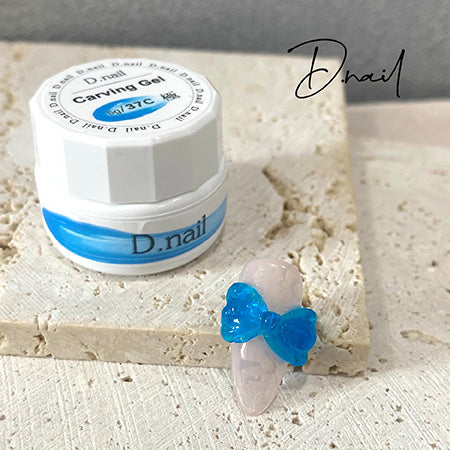 D. Nail Goku Carving Gel 37C Clear Light Blue 5g