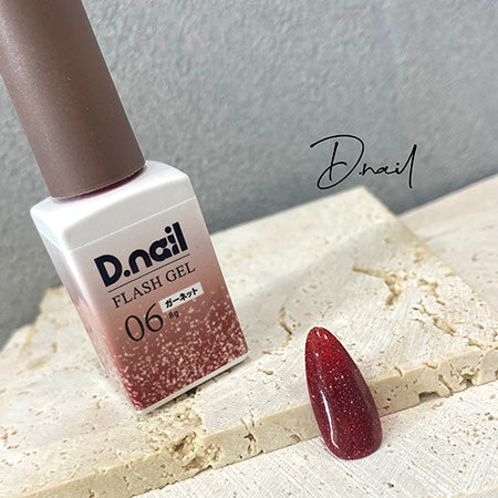 D. nail flash gel 06 garnet 8g