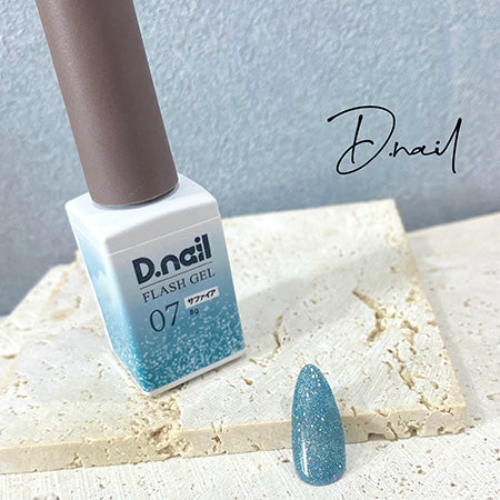 D. nail flash gel 07 sapphire 8g