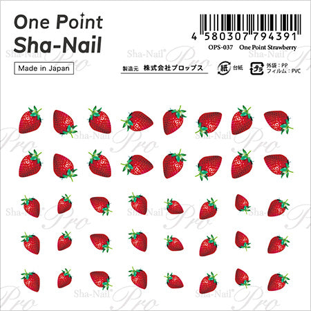 One point Sha Nail one point strawberry