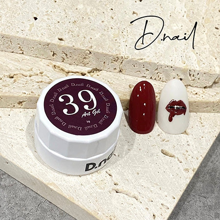 D. nail art gel (goku gel)  39 Bordeaux 3g