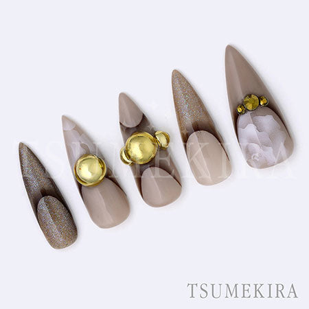 Tsumekira YOSHIKO NANBU Produced Gradient French Brown NN-NAN-004