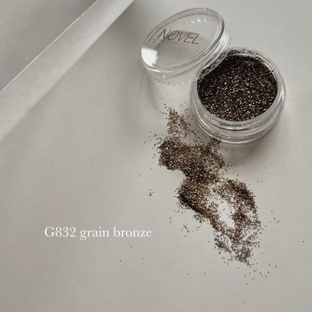 ◆ NOVEL G832 Matte grain glitter grain bronze 1.2g Novel Matte Grain Glitter Grain Bronze