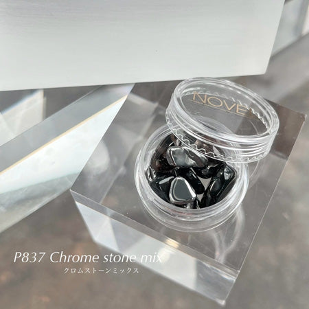 ◆ NOVEL P837 Chrome stone mix 4g Novel Chrome Stone Mix