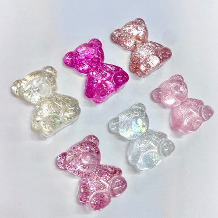 Lily Gel Bear Clear Beads