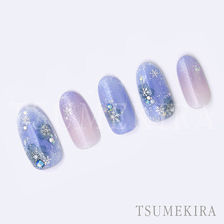 Tsumekira Standard Snow Silver SG-YUK-014 (for gel only)