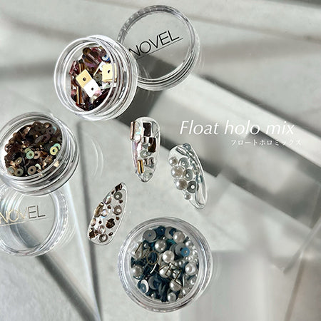 ◆NOVEL P844 Float holo mix (pearl indigo)
