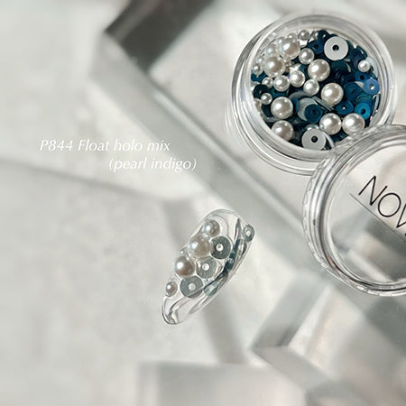 ◆NOVEL P844 Float holo mix (pearl indigo)