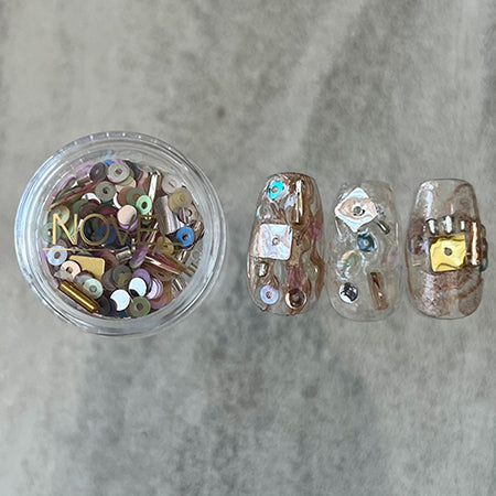 ◆NOVEL P845 Float holo mix (material mauve)