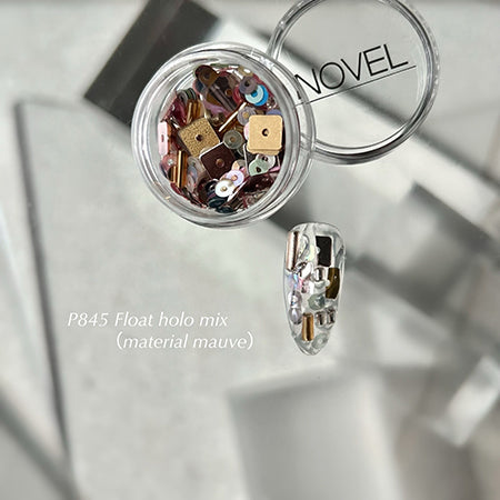 ◆NOVEL P845 Float holo mix (material mauve)