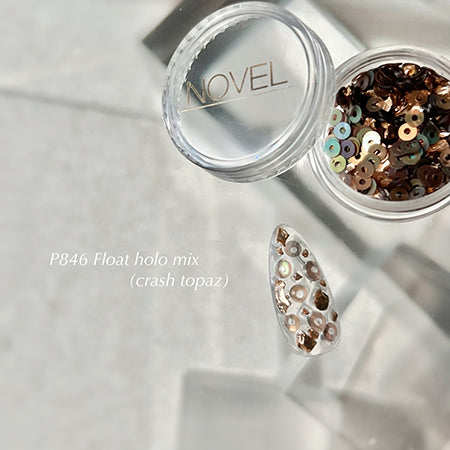 ◆NOVEL P846 Float holo mix (crash topaz)