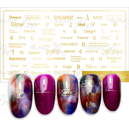 ◆ShaNail Plus Font Box Gold