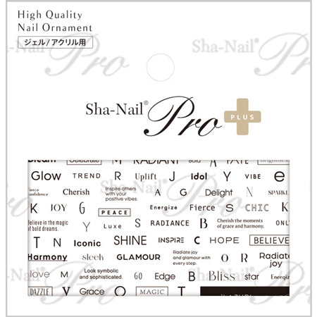 ◆ShaNail Plus Font Box Black
