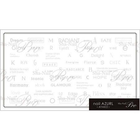 ◆ShaNail Plus Font Box White