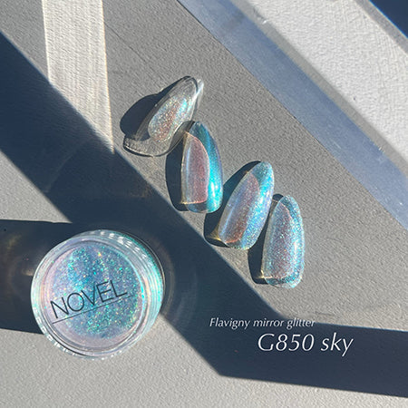 ◆NOVEL G850 Flavigny mirror glitter (sky) 0.5g
