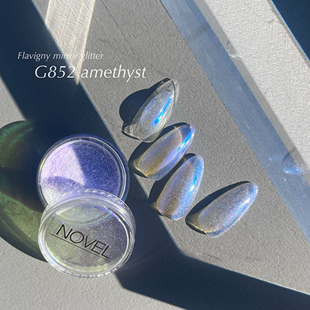 ◆NOVEL G852 Flavigny mirror glitter (amethyst) 0.45g