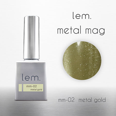 lem. Metal Mag Gel mm-02 Metal Gold 7g