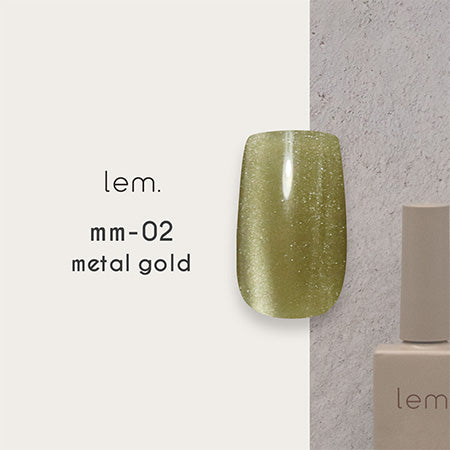 lem. Metal Mag Gel mm-02 Metal Gold 7g