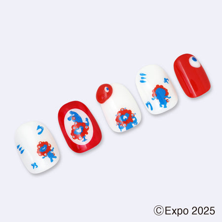 Tsumekira 2025 Osaka Kansai Expo Miyakumiyaku Nail Seal 1 BA-MYA-101