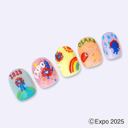 Tsumekira 2025 Osaka Kansai Expo Miyakumiyaku Nail Seal 1 BA-MYA-101