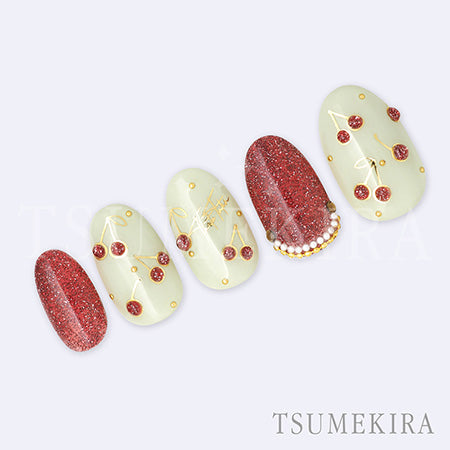 Tsumekira Fukuoka Ami Produce Cherry Frame SG-FKO-004 (for gel only)