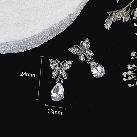 D. nail x Ayaka Shinohara produced Bijou Charm Collection - Bijou Charm Collection papillon - Silver